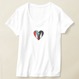 Puerto-Rico-Flaggen   Boricua Heart, Puerto Rico T-Shirt