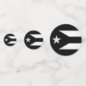 Puerto-Rico-Flaggen Konfetti (Rückseiten)