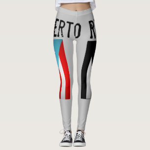 Puerto-Rico-Flaggen Leggings