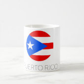 Puerto Rico-Flaggen-Reisebecher Kaffeetasse (Mittel)