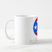 Puerto Rico-Flaggen-Reisebecher Kaffeetasse (Links)