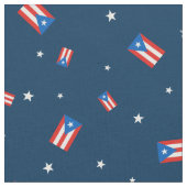 Puerto-Rico-Flaggen und Sternenflotte Stoff (Nahaufnahme)