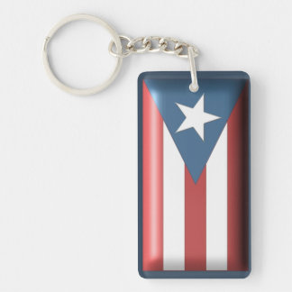 Puerto-Rico-Flaggenkette Schlüsselanhänger
