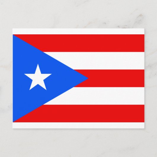 Puerto-Rico-Flaggenprodukte Postkarte (Vorderseite)