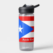 Puerto Rico Flasche, patriotische puerto-ricanisch Trinkflasche (Links)