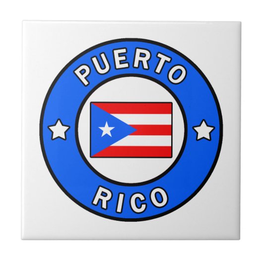 Puerto Rico Fliese (Vorderseite)