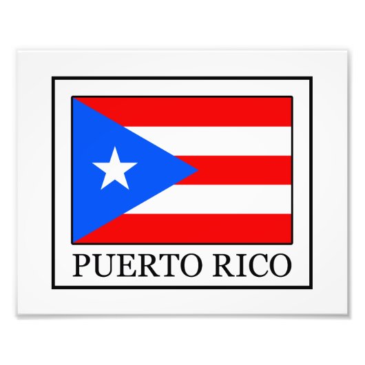Puerto Rico Fotodruck (Vorne)