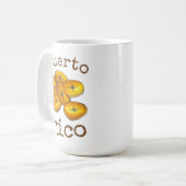 Puerto Rico Fried Plantains Tostones Küche Kaffeetasse (Vorderseite Links)