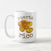 Puerto Rico Fried Plantains Tostones Küche Kaffeetasse (Links)
