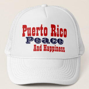 puerto rico Frieden und Glück Truckerkappe
