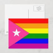 Puerto-Rico-Gay Pride Postkarte (Vorne/Hinten)
