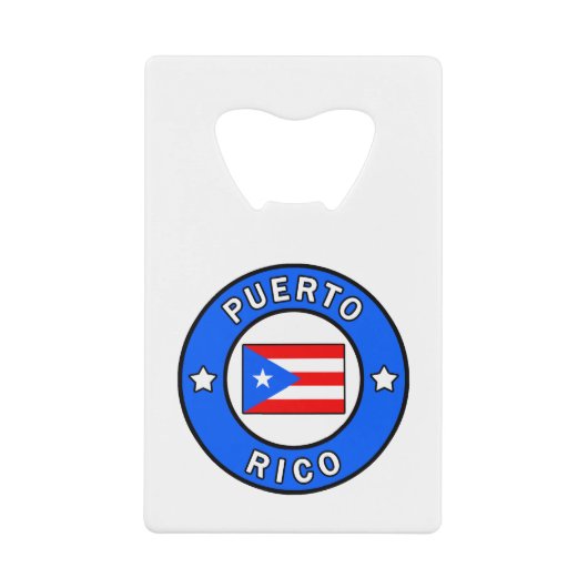 Puerto Rico Geldbeutel Flaschenöffner (Vorderseite)