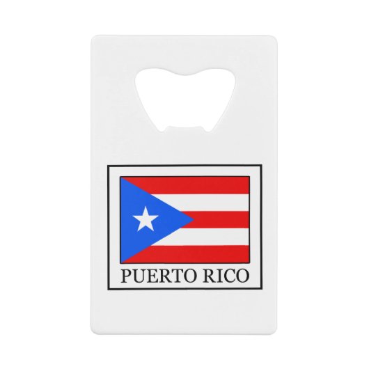 Puerto Rico Geldkarten Flaschenöffner (Vorderseite)