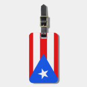 Puerto Rico Gepäckanhänger (Vorderseite vertikal)