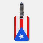 Puerto Rico Gepäckanhänger (Rückseite vertikal)