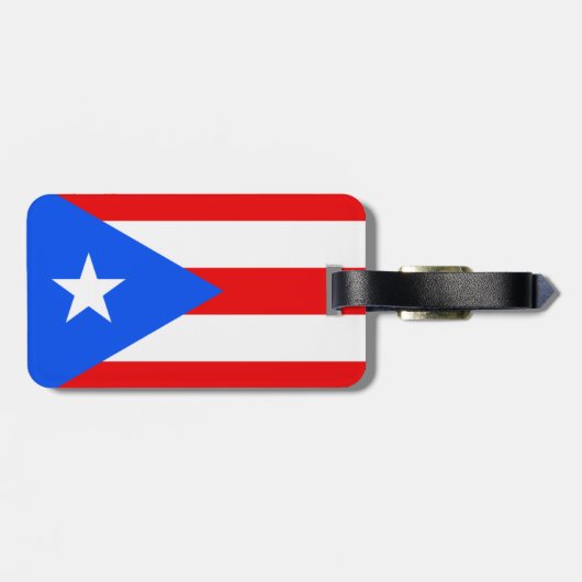 Puerto Rico Gepäckanhänger (Rückseite horizontal)