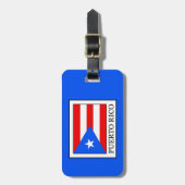 Puerto Rico Gepäckanhänger (Vorderseite vertikal)