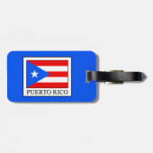 Puerto Rico Gepäckanhänger (Rückseite horizontal)