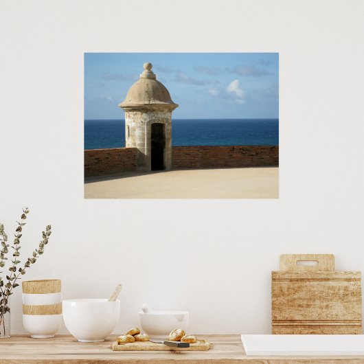 Puerto Rico Gerahmtes Foto Poster (Küche)