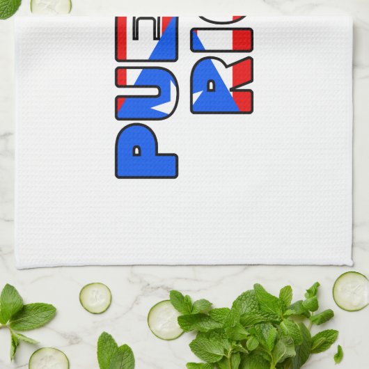 Puerto Rico Geschirrtuch (Gefaltet)