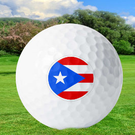 Puerto Rico Golf Balls, Flaggengolfer / Patrioten Golfball