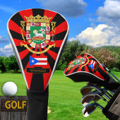 Puerto Rico Golf & Puerto Rico Flag / Patrioten Golf Headcover