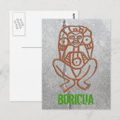 Puerto Rico - Göttin Postkarte (Vorne/Hinten)
