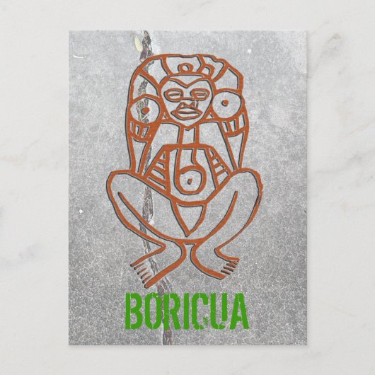 Puerto Rico - Göttin Postkarte (Vorderseite)