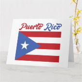 Puerto Rico Greeting Card Karte (Gelbe Blume)