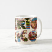 Puerto Rico Großbuchstabe Tasse (VorderseiteRechts)