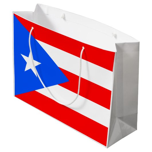 Puerto Rico Große Geschenktüte (Rückseite Schrägansicht)