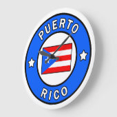 Puerto Rico Große Wanduhr (Winkel)