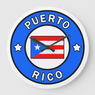 Puerto Rico Große Wanduhr