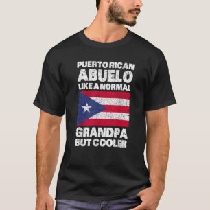 Puerto Rico Großvater Abuelo Puerto Rico Flag Puer T-Shirt