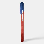 Puerto Rico Grunge Flag Case-Mate iPhone Hülle (Rückseite / Links)