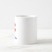 Puerto Rico Herart Flag Kaffeetasse (Mittel)
