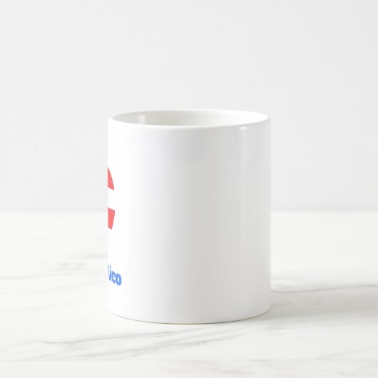 Puerto Rico Herart Flag Kaffeetasse (Mittel)