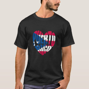 Puerto Rico Heritsfahne Puerto Rico Boriquen Herit T-Shirt
