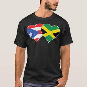 Puerto Rico Herz Liebe Puerto Rico Flag T-Shirt