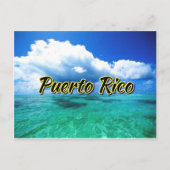 Puerto Rico Himmel Postkarte (Vorderseite)