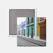 Puerto Rico Houses Magnet (Vorderseite/Rückseite)