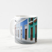 Puerto Rico Houses San Juan Kaffeetasse (Vorderseite Links)
