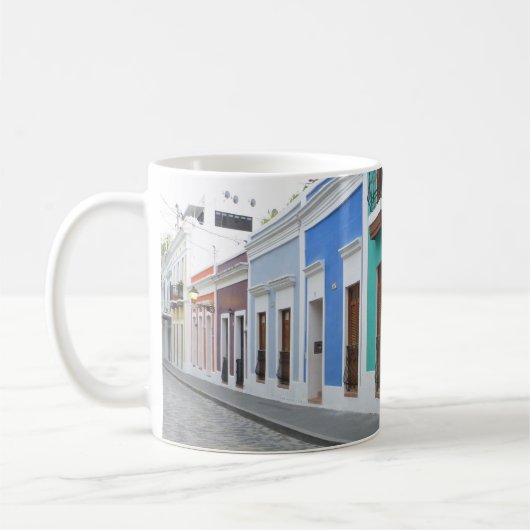 Puerto Rico Houses San Juan Kaffeetasse (Links)