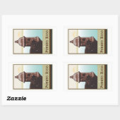 Puerto Rico I Rechteckiger Aufkleber (Blatt)