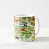 Puerto Rico Illustrierte Karte Tasse (VorderseiteRechts)