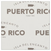 Puerto Rico, Isla Del Encanto Stoff (Nahaufnahme)