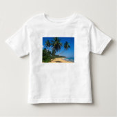 Puerto Rico, Isla Verde, Palmen. Kleinkind T-shirt (Vorderseite)