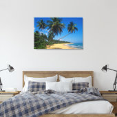 Puerto Rico, Isla Verde, Palmen. Leinwanddruck (Insitu (Schlafzimmer))