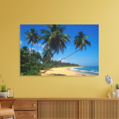 Puerto Rico, Isla Verde, Palmen. Leinwanddruck (Insitu (Wohnzimmer))