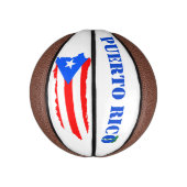 Puerto Rico Island Basket Ball Mini Basketball (Vertikal)